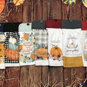 Fall Wildlife and Fall Foliage Kitchen Towels