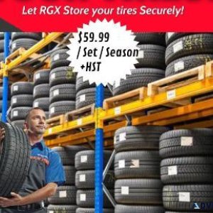 Your Tires Our Priority RGX Tire Storage Services