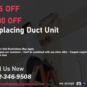 Snow Flakes Ducts Clean