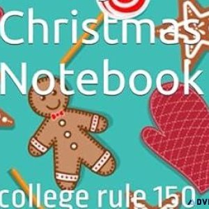Merry Christmas Notebook college rule 150