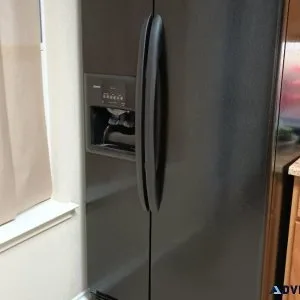 Extra deep SxS refrigerator Washer and Dryer free TV