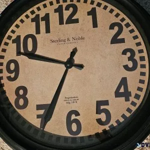 Sterling and Noble 23&quot Quartz Wall Clock
