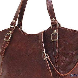 Floto Ischia Leather Shoulder Bag Handbag Purse
