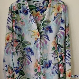 Blouse Tommy Bahama Floral Blouse Size SP