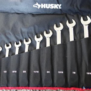 New Husky Master Flex Head Ratcheting Wrench Set SAE