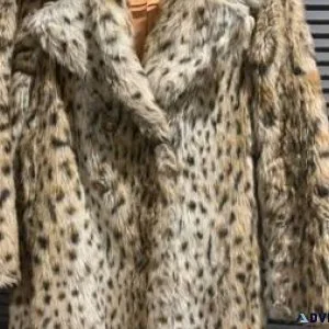 Cheetha Print Fake Fur Car coat. - 65 (Homewood)