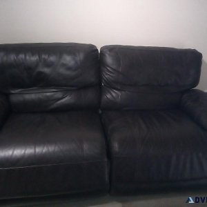 Leather Electric Recliner Couch