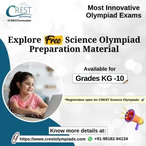 Free preparation material of crest science olympiad