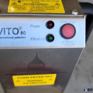 Vito Fryfilter VITO 80 Portable 70 lb. Fryer Oil Filter System