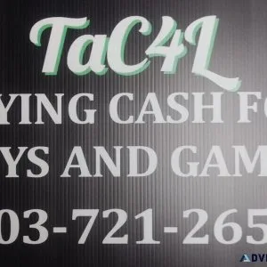 Paying cash for toys and gaming