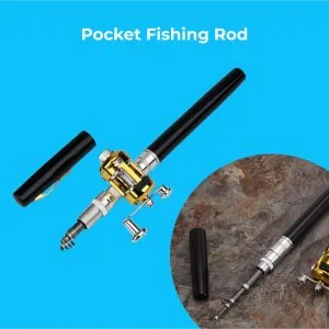 Pocket fishing rod