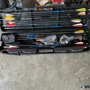 Bear recurve Bows and arrows and lot of accessories