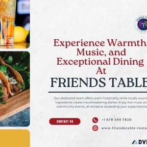 Experience Warmth Music and Exceptional Dining at Friends Table