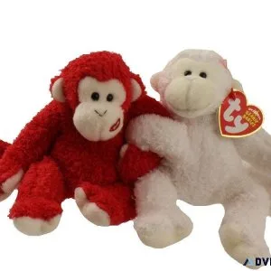 Ty Beanie Babies Cheek to Cheek the 2 bears MWMT