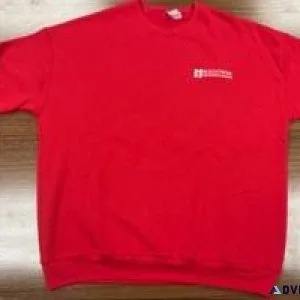 Red Madonna Rehabilitation Hospitals Crew Neck