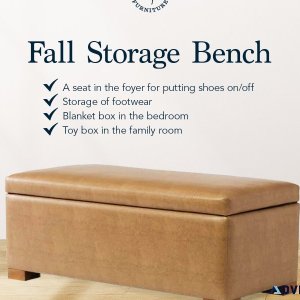 Fall Storage Bench