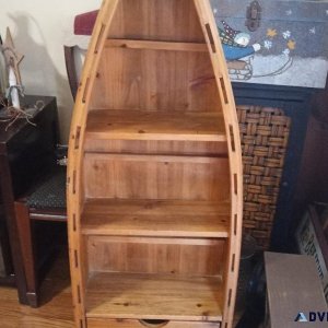 Wooden Canoe shelf