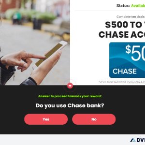 Get 500 for your Chase Account