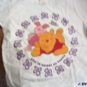 NEW Size 5T Girl s White Winnie The Pooh Tee