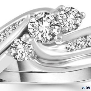 Two Hearts Diamond Bridal Set