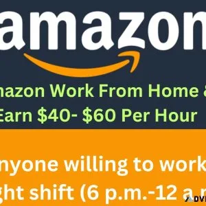 Amazon Work From Home and Earn 40-60 PerHour