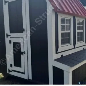 6X6 Barn Style Chicken Coop