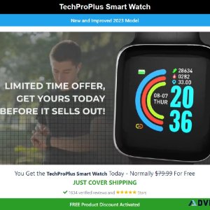 TechProPlus Smart Watch -FREE