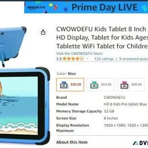 50.39 Kids Tablet 8 Inch Android 11 Kids Pro Tablet