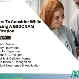 Factors To Consider While Choosing A SAM certification