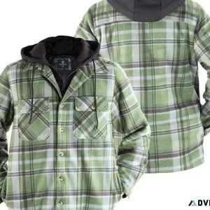 Winter Warmest Gift-Men s Plaid Shirt Jacket Hooded