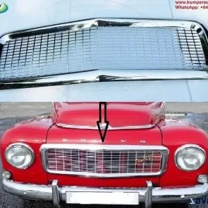 Front Grill New  Volvo PV444 PV544 Stainless Steel