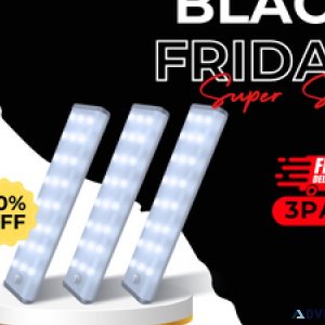 Black Friday 3-Pack Closet Lights 50% off