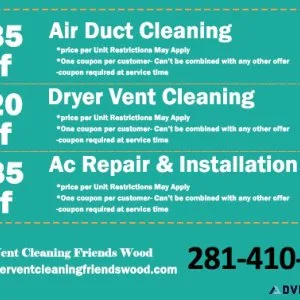 Almo Dryer Vent Cleaning Friendswood