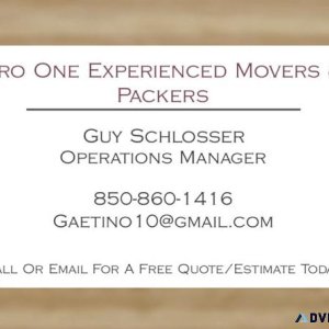 Pro One Experienced Movers and Packers