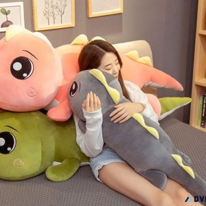 Explore Cuddly and Playful Lizard Plush Pillow