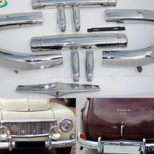 Volvo PV 444 bumper (1947-1958) by stainless steel