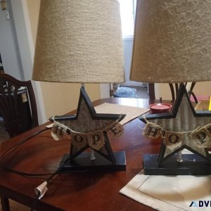 2 matching lamps