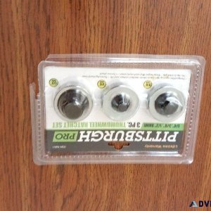 Pittsburgh Pro 3 Pc. Thumbwheel Ratchet Set