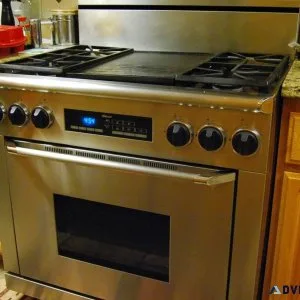 36&quot Dacor Duel-Fuel ERD36 Range and Hood