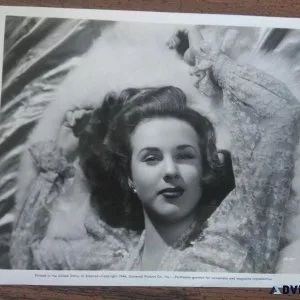 Deanna Durbin Publicity Photo Autographed