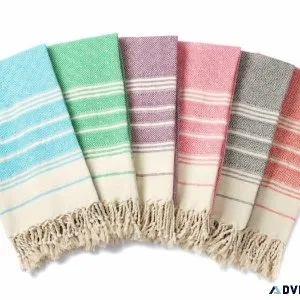 Turkish Towel Stripe Border Design