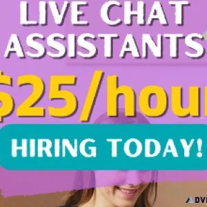 Customer Support Chat Job 25hr
