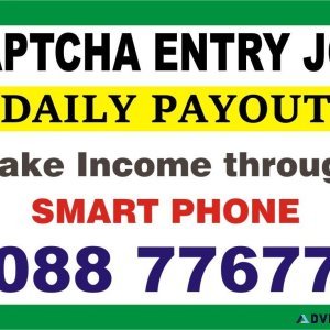 Work from Home  Captcha Entry  Data entry Back office  1652 