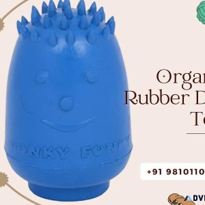 Premium Organic Rubber Dog Toy - Call 91 9810110201