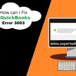 Methods to resolve quickbooks error code 3003