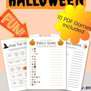 Halloween Games Print At Home