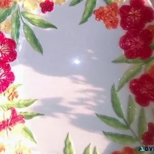Vintage Summer Living Turkey Platter