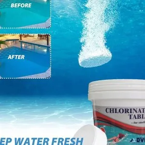 3 inch chlorine tablets for swimming pool spa and hottub