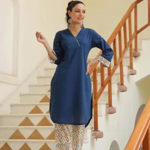 Cotton kurtis for women | rain and rainbow
