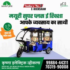 Mayuri super plus e riksha: eco-friendly commuting revolution